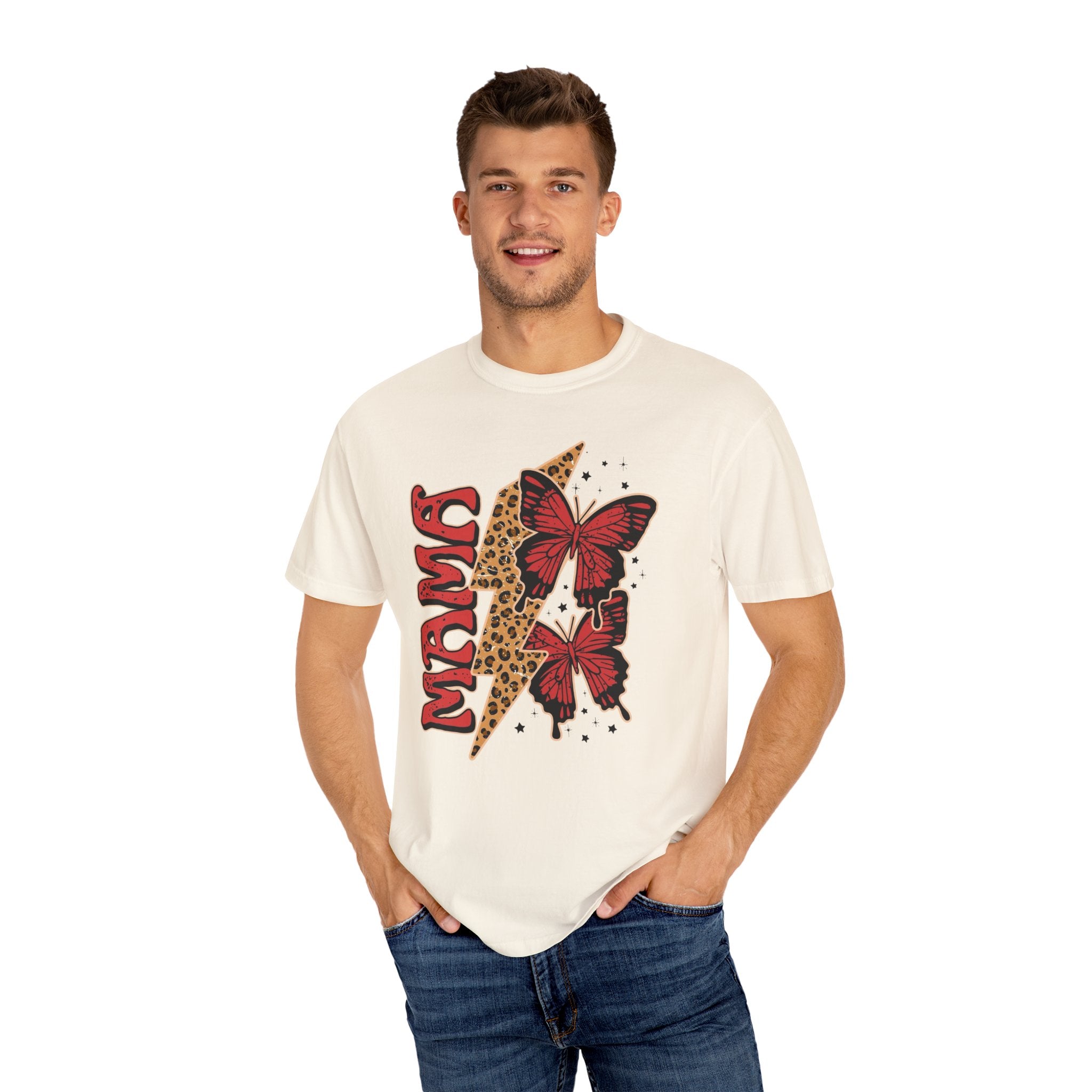 Cheetah Butterfly Mama Unisex T-Shirt