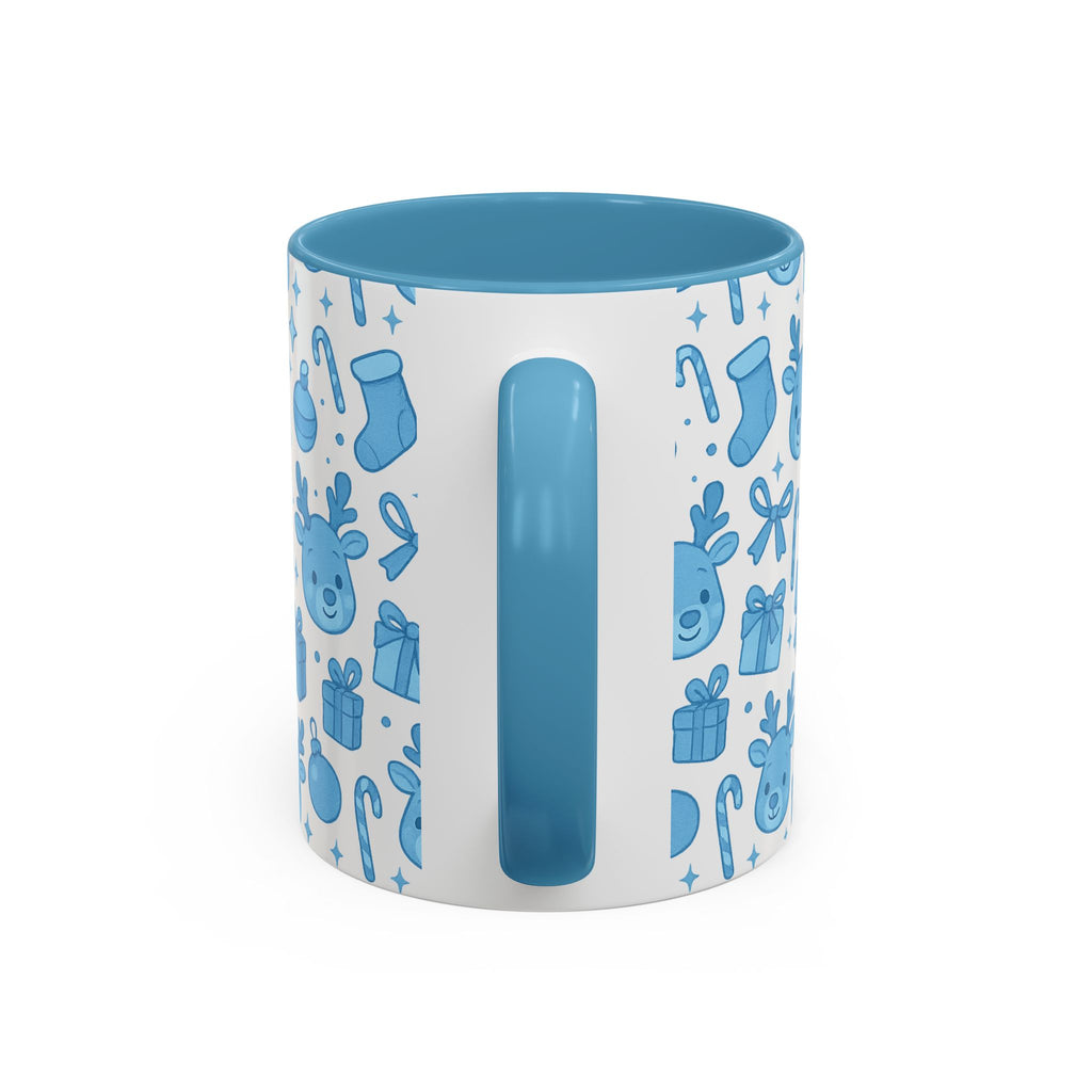 Cute Blue Christmas Mug