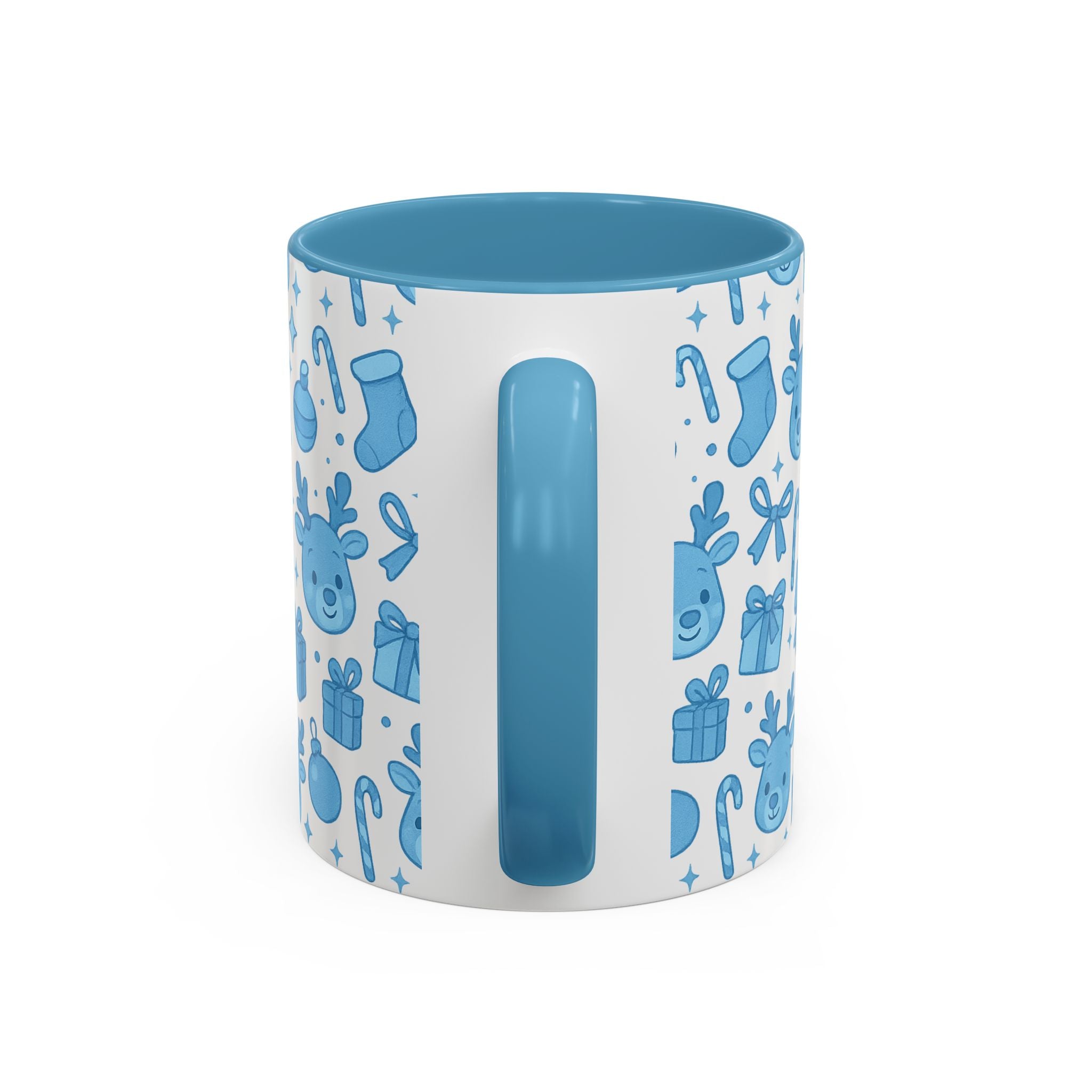 Cute Blue Christmas Mug