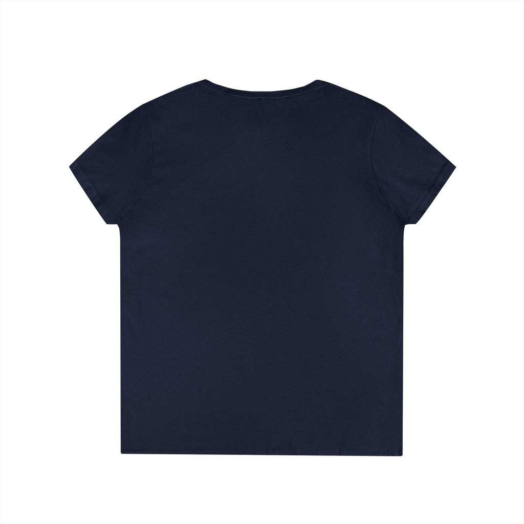 White Ribbon Support Gildan V-Neck Tee