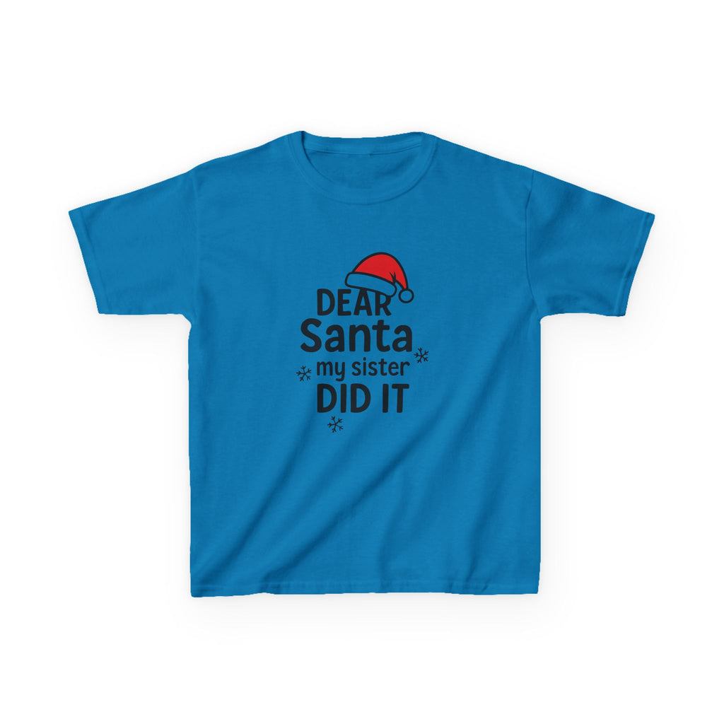 My Sister Did It Kids Tee