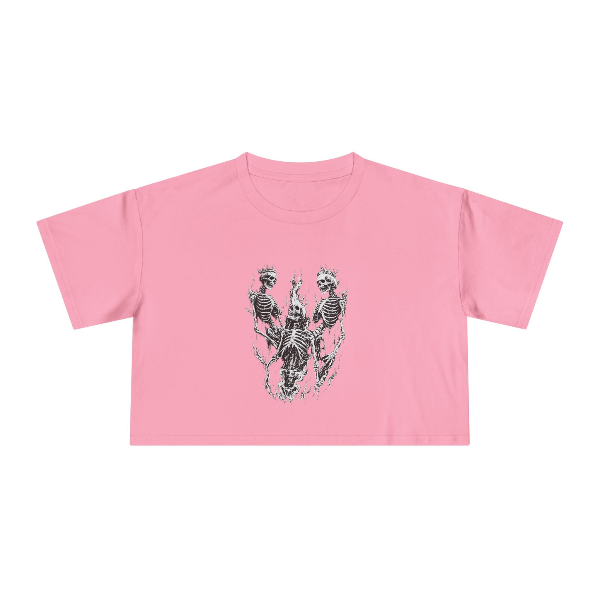 Crop Tee – Skeletons