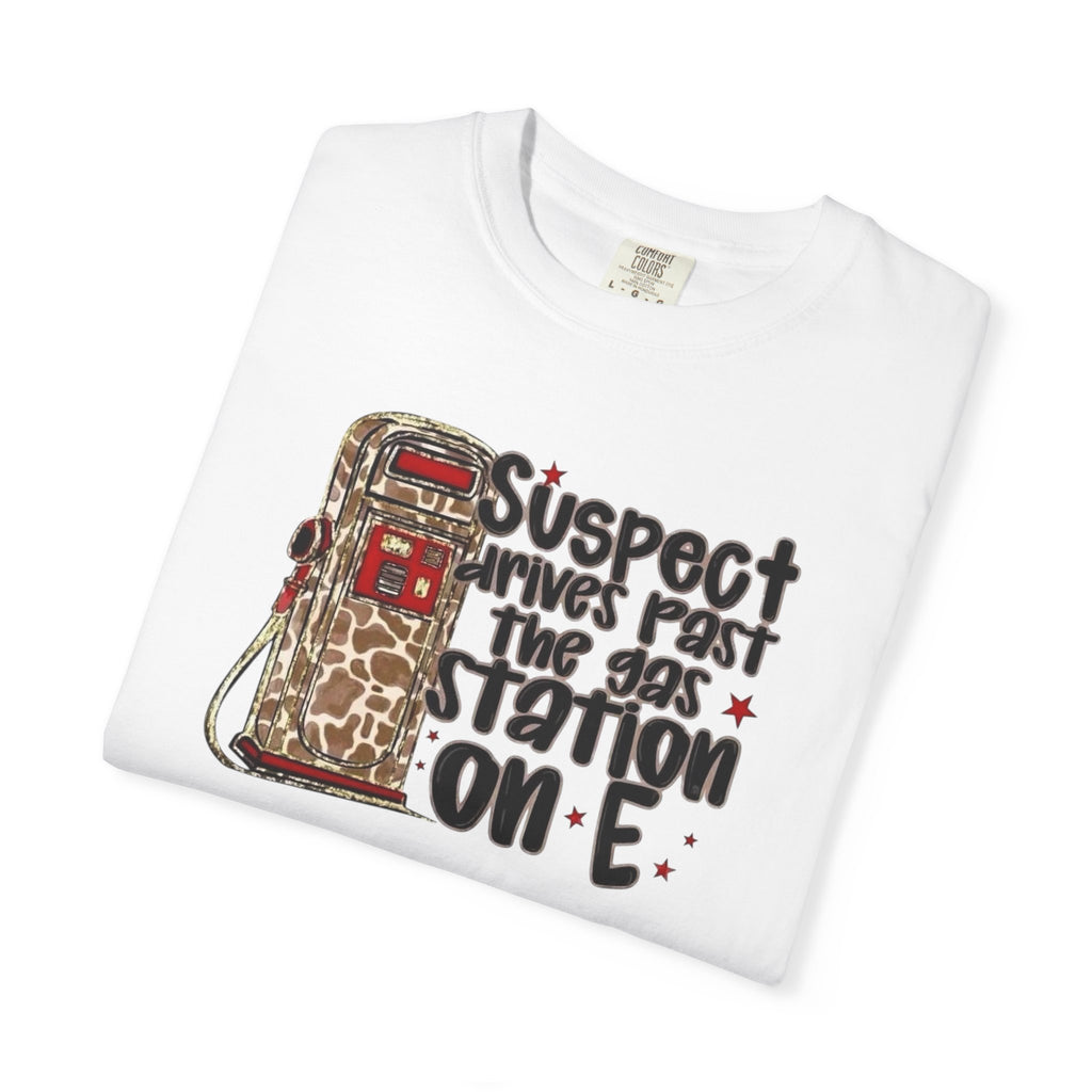 Suspect Drives on E Unisex T-Shirt