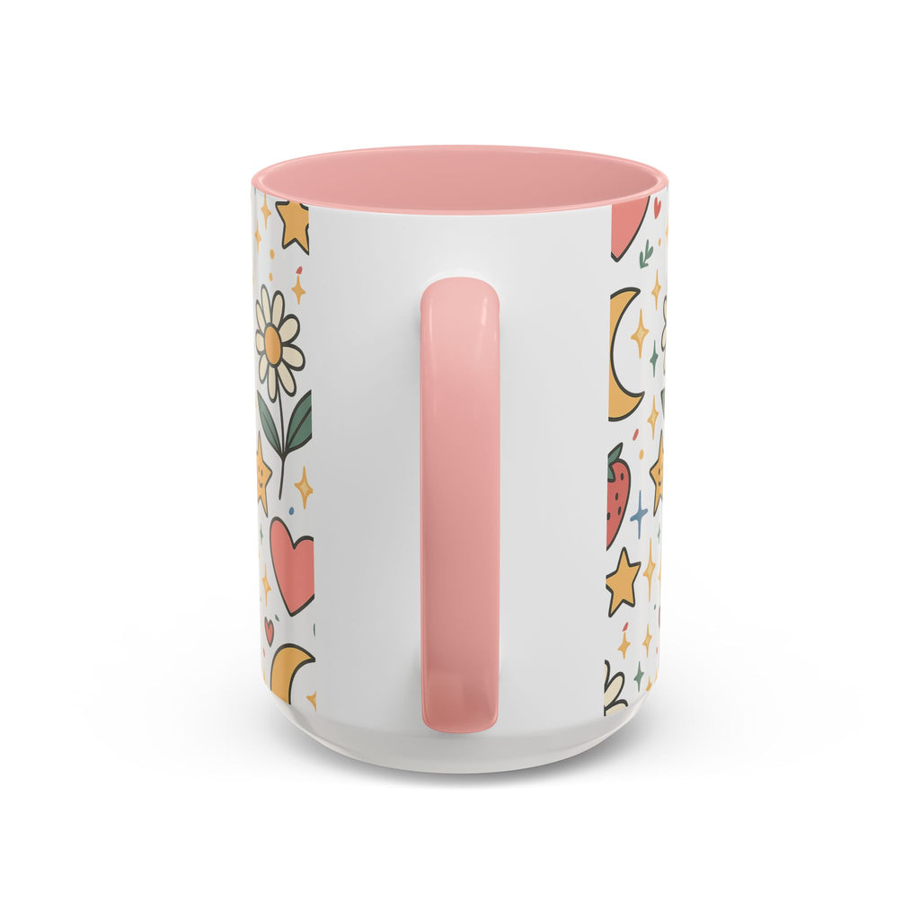 Cute Strawberries/ Flowers Mug
