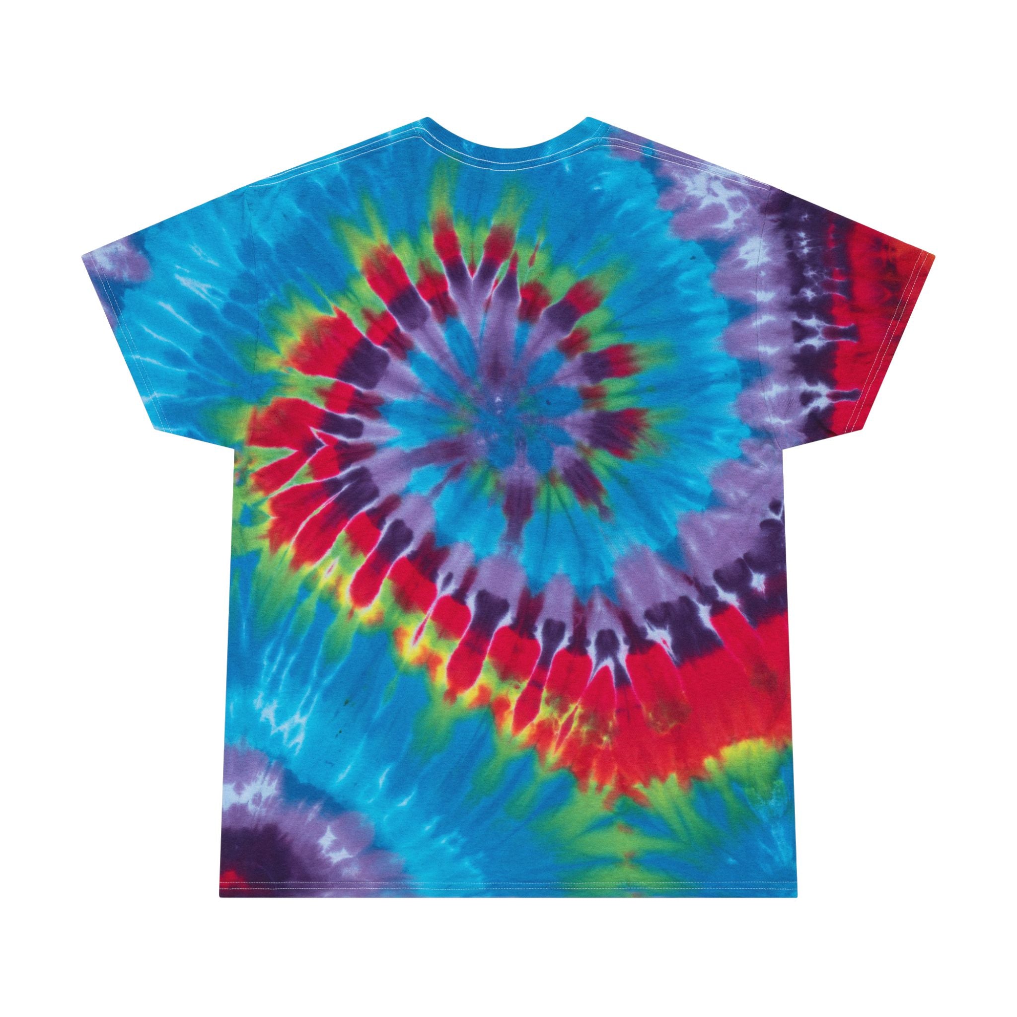 White Ribbon Warrior Tie-Dye Spiral Tee