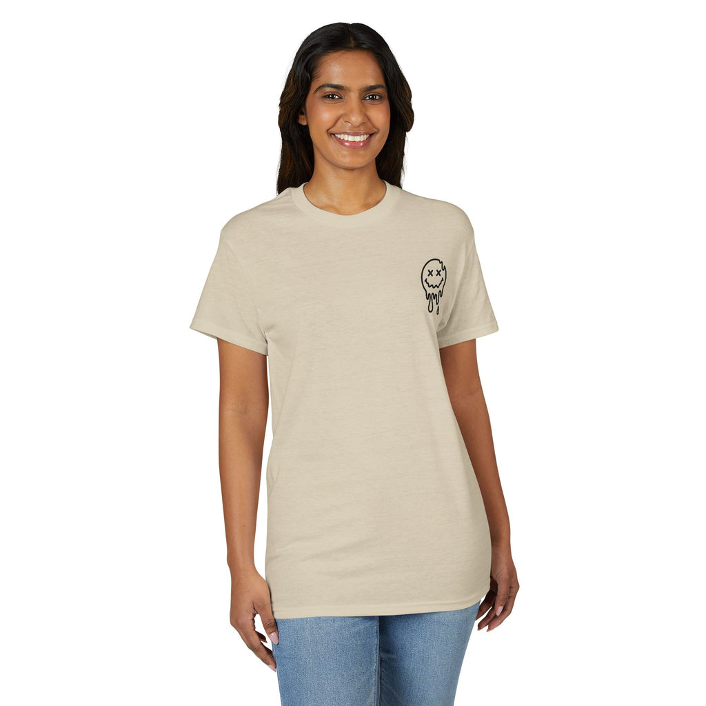 Smiley Overstimulated Moms Club Gildan unisex T-Shirt