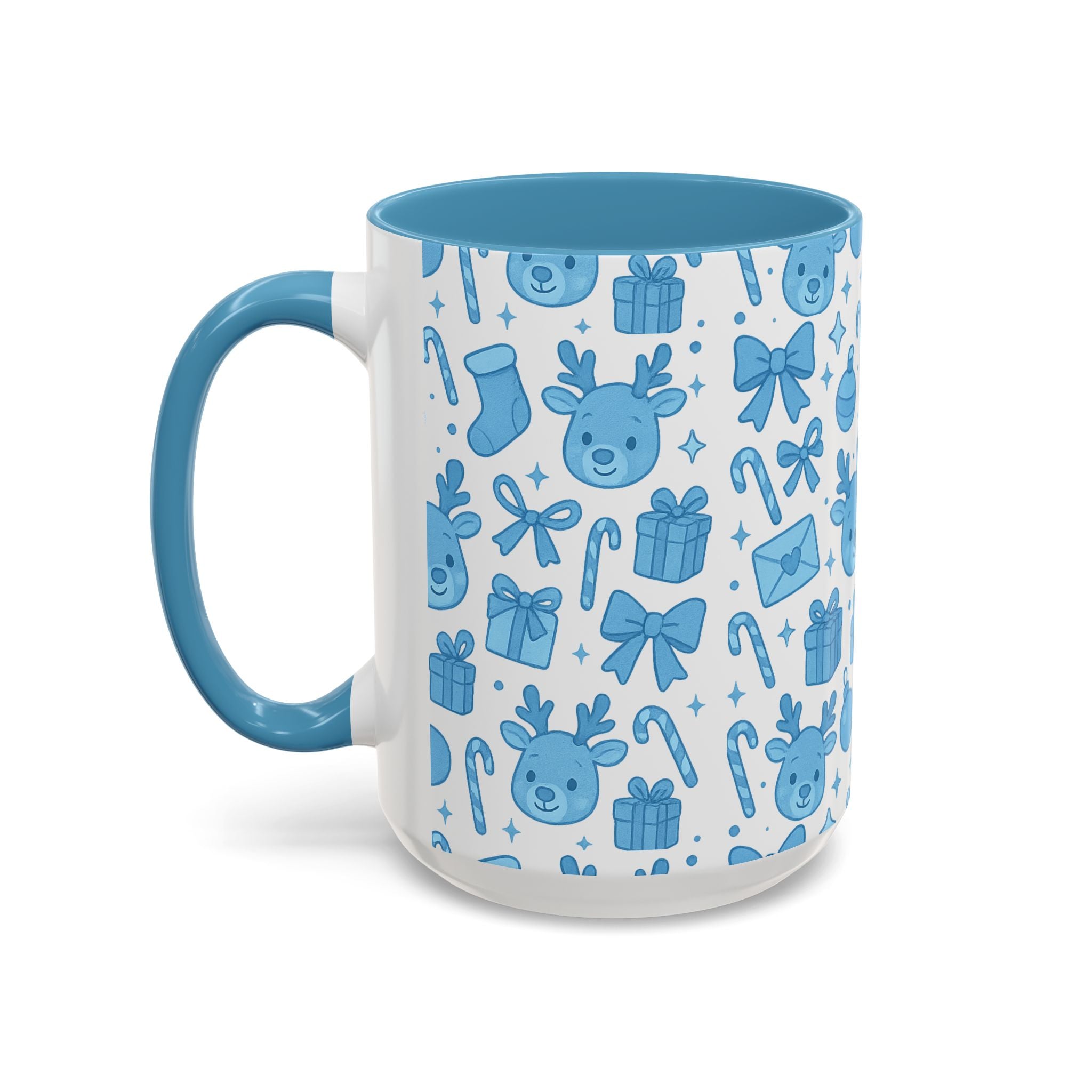 Cute Blue Christmas Mug