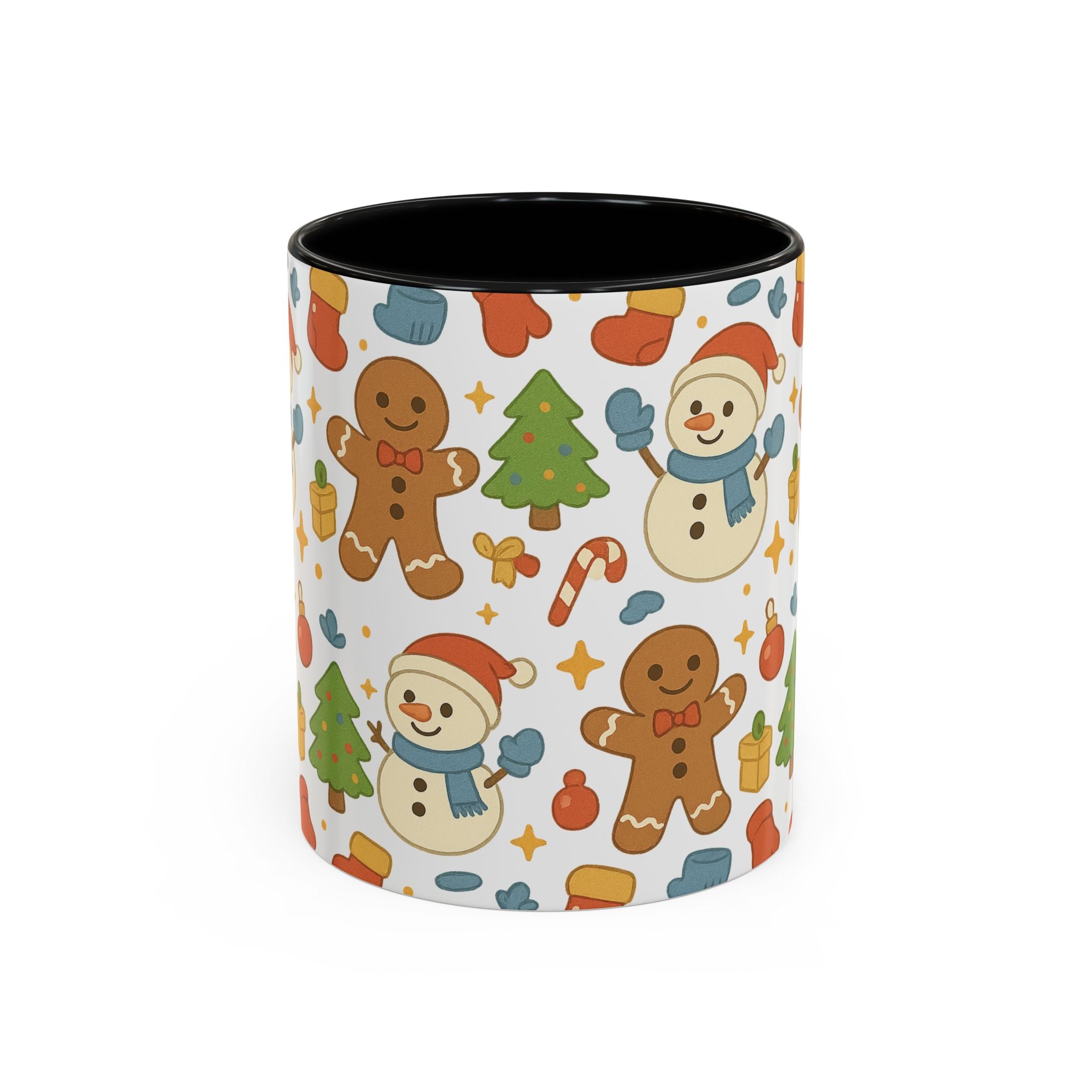 Cute Gingerbread/ Snowmen Christmas Mug