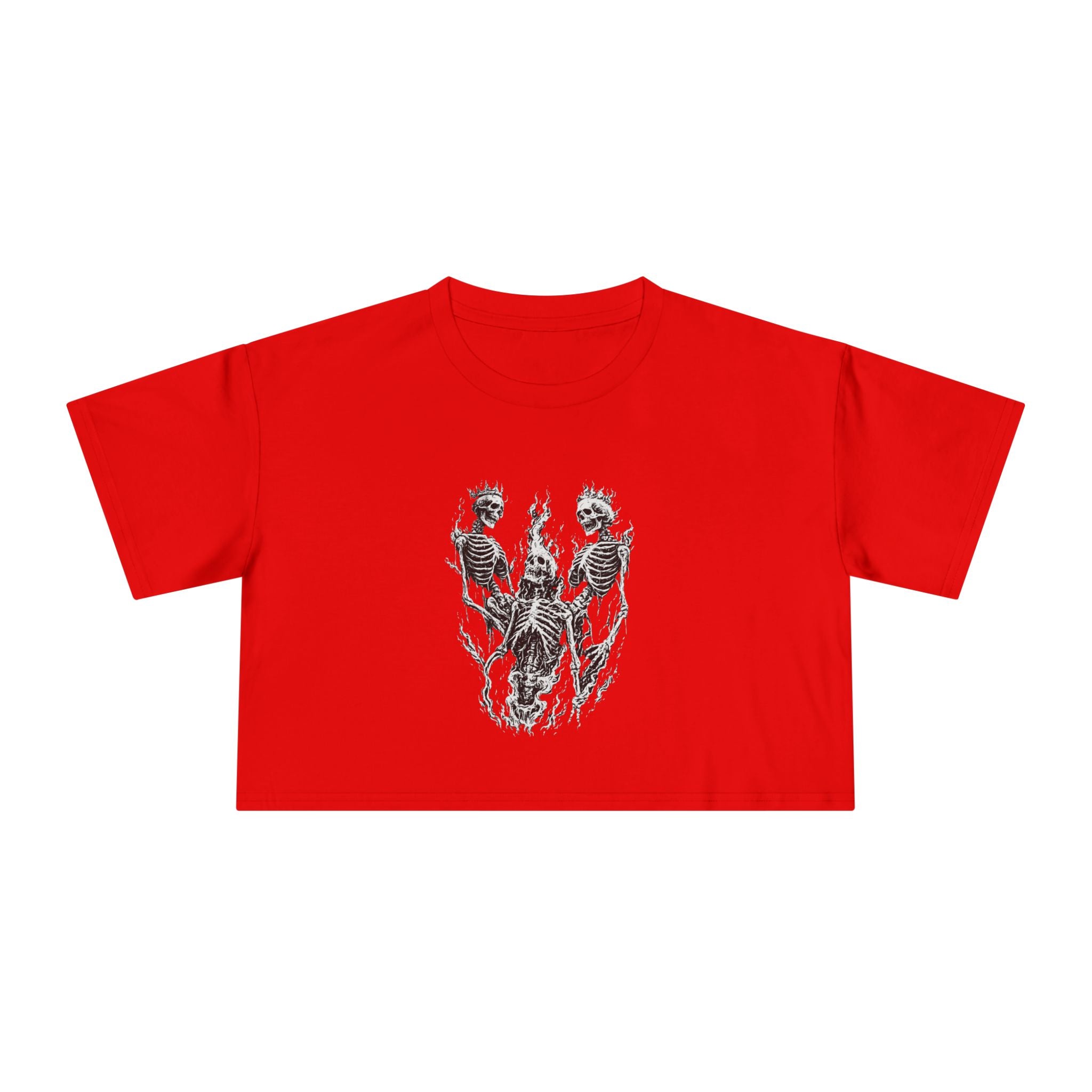 Crop Tee – Skeletons
