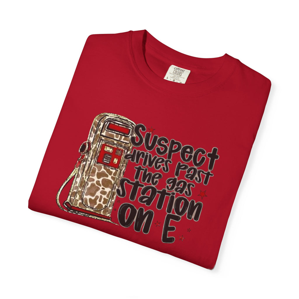 Suspect Drives on E Unisex T-Shirt