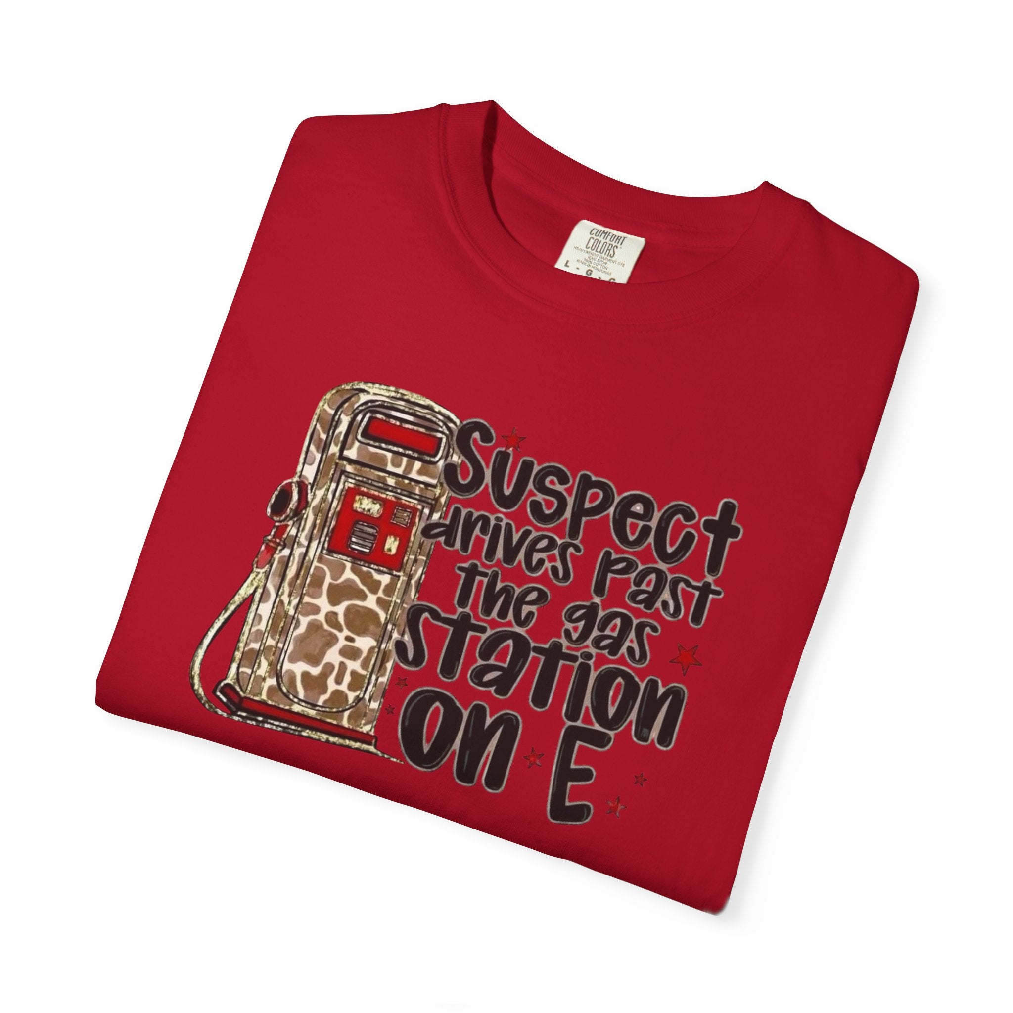 Suspect Drives on E Unisex T-Shirt