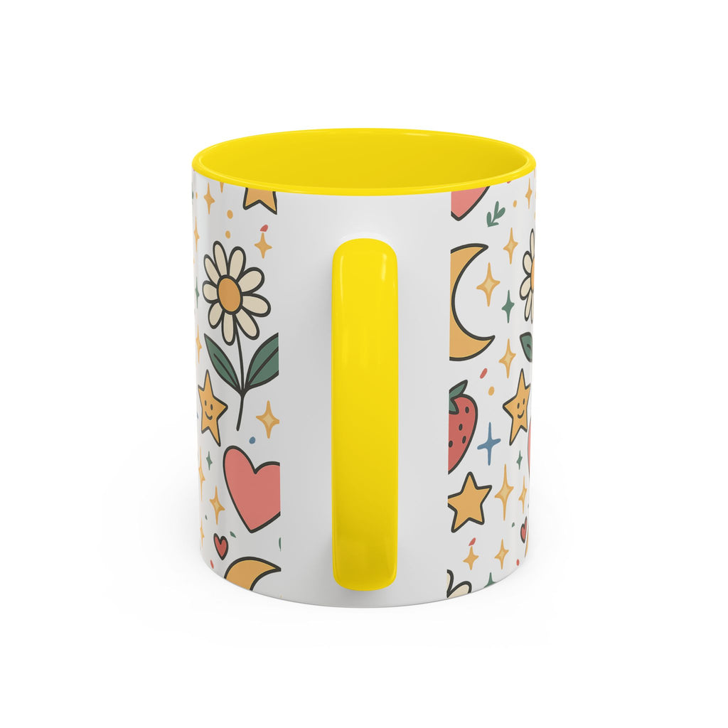 Cute Strawberries/ Flowers Mug