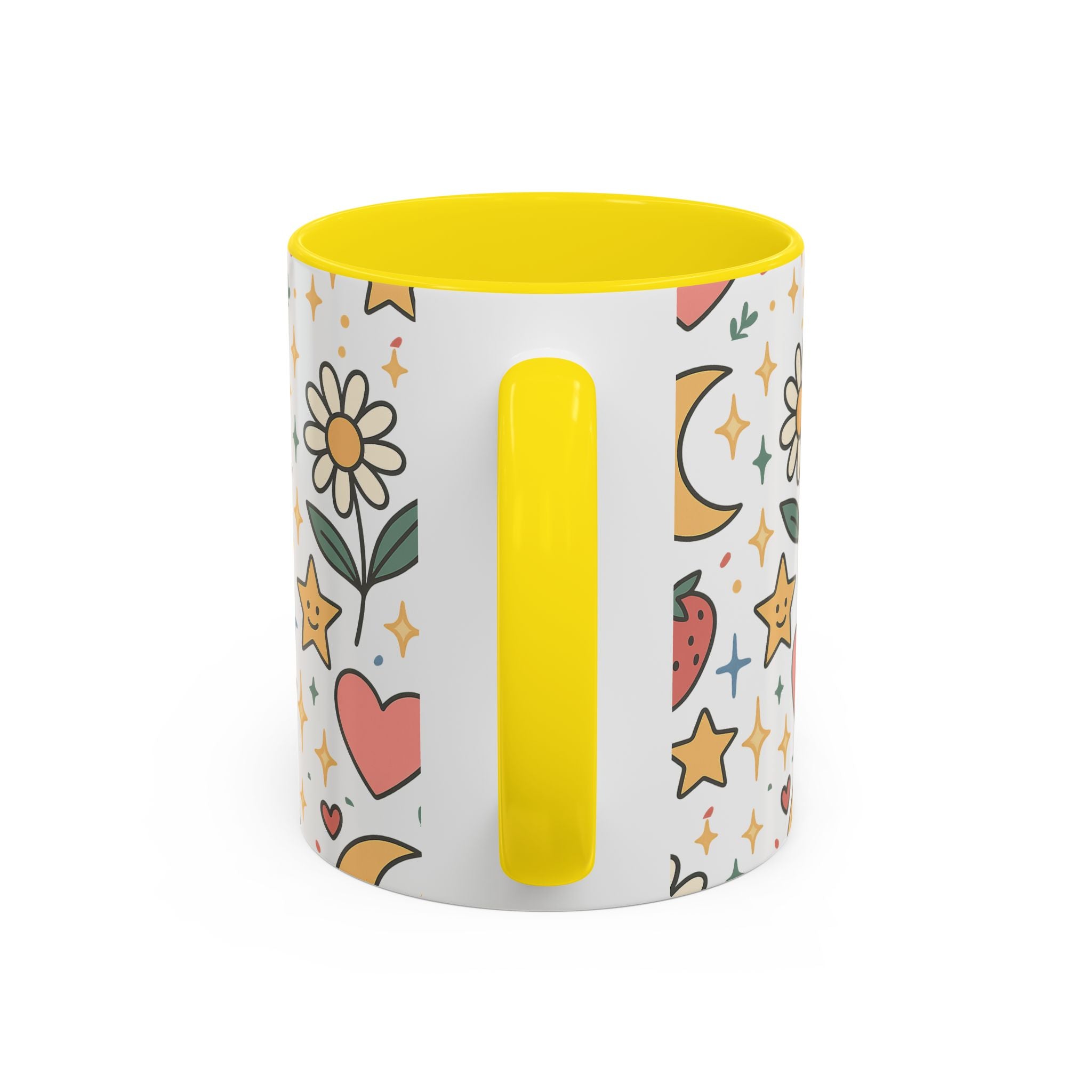 Cute Strawberries/ Flowers Mug
