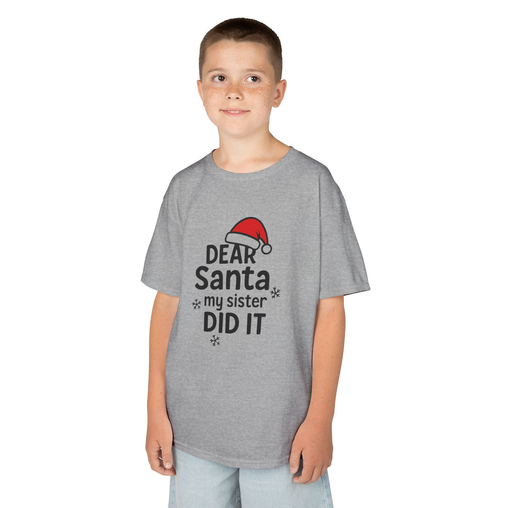 My Sister Did It Kids Tee