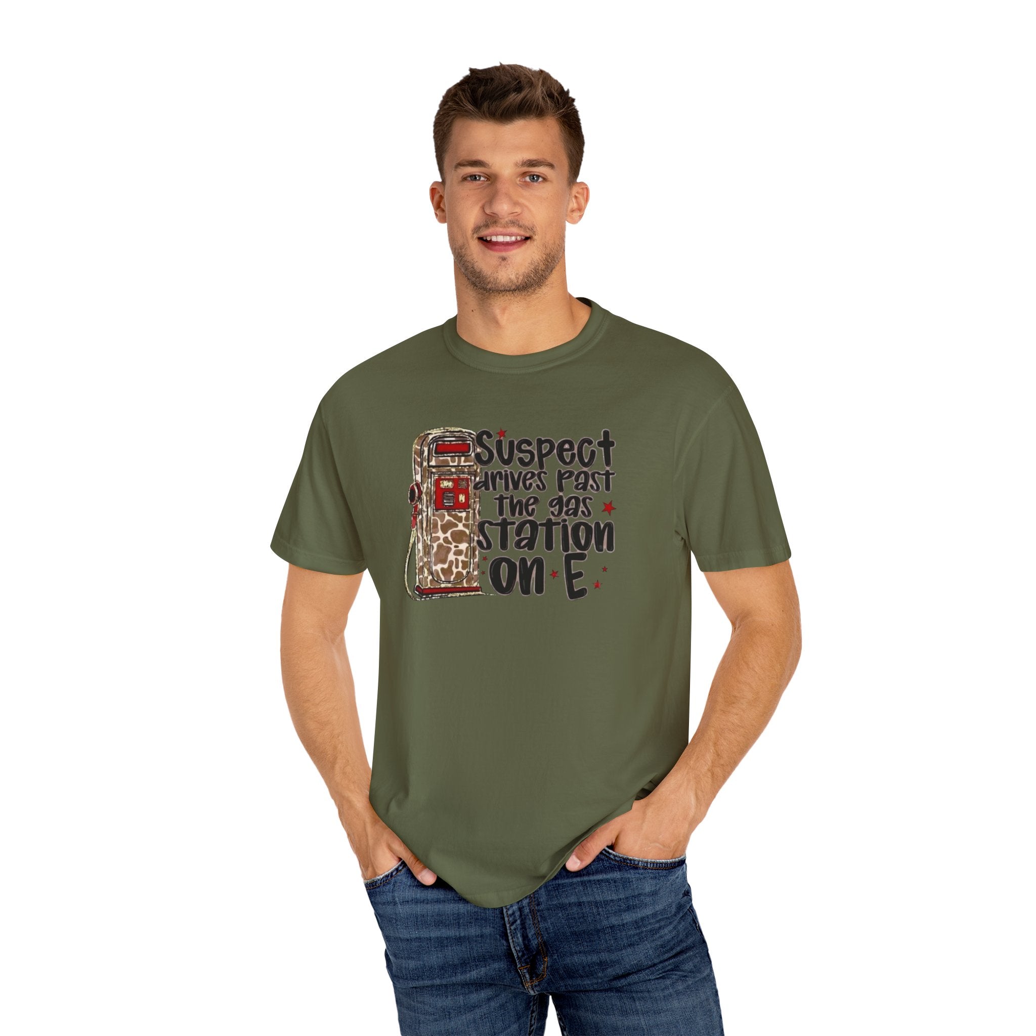 Suspect Drives on E Unisex T-Shirt