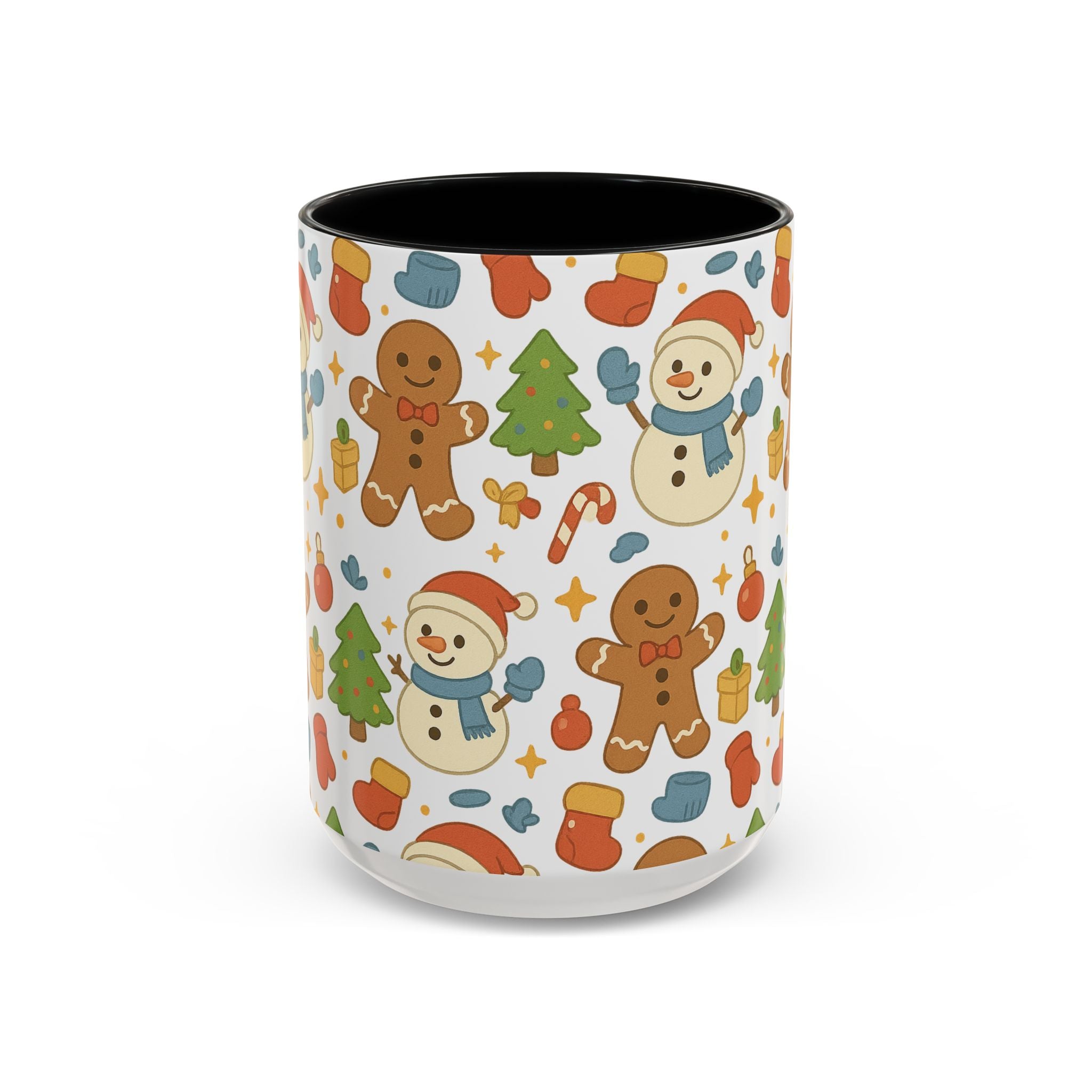 Cute Gingerbread/ Snowmen Christmas Mug