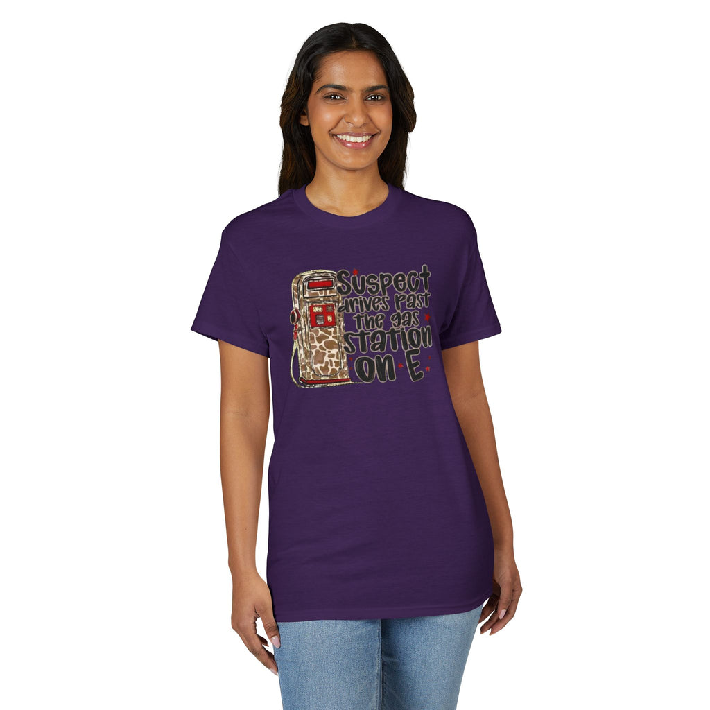 Suspect Drives on E unisex T-Shirt