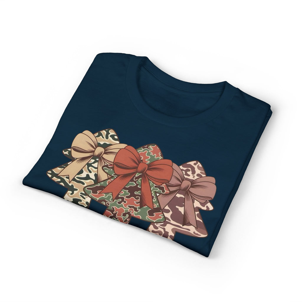 Camo Bow Trees Gildan unisex T-Shirt