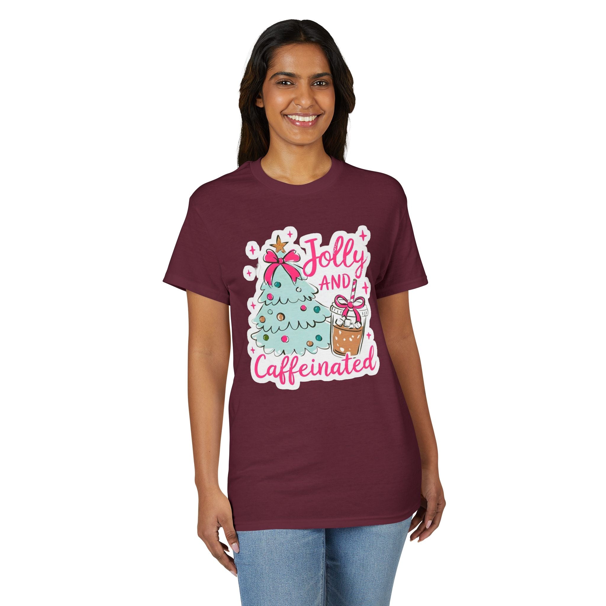 Jolly and Caffeinated Gildan unisex T-Shirt