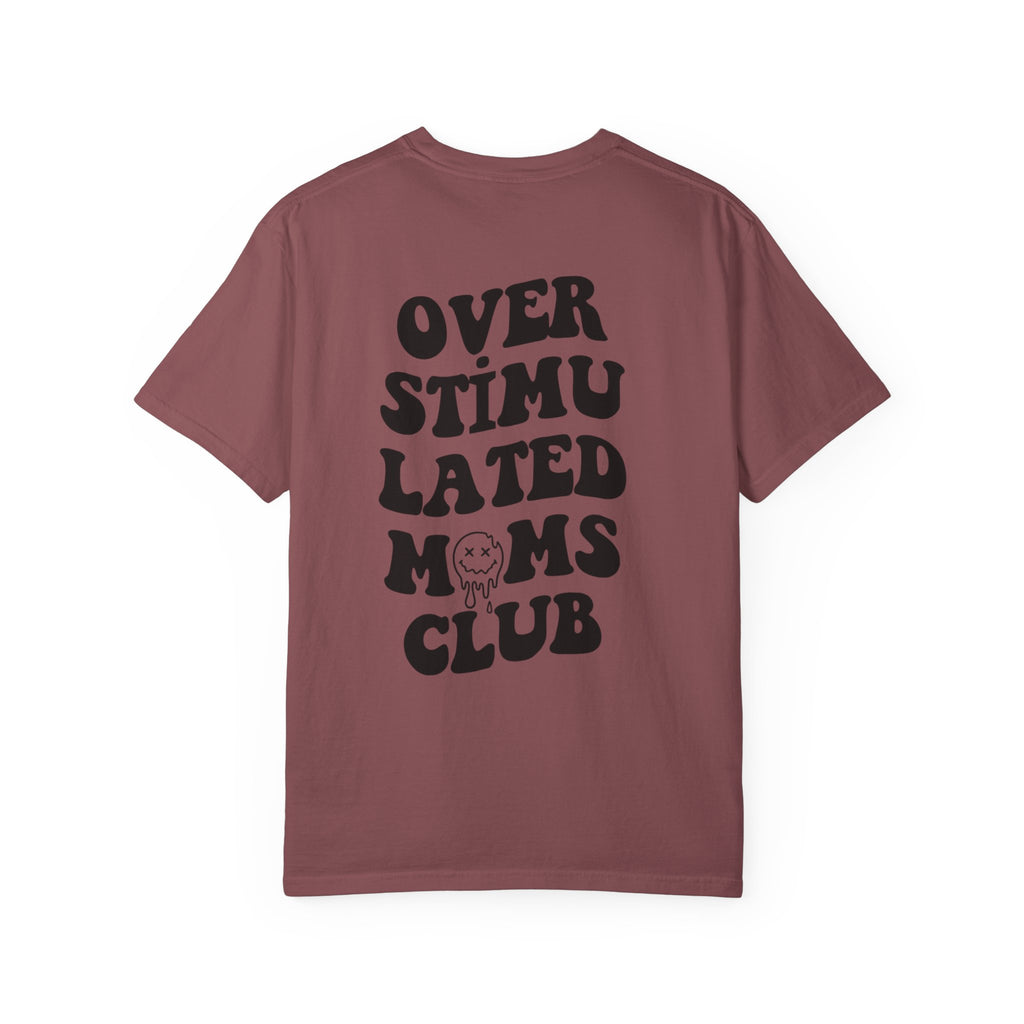 Smiley Overstimulated Moms Club Unisex T-Shirt