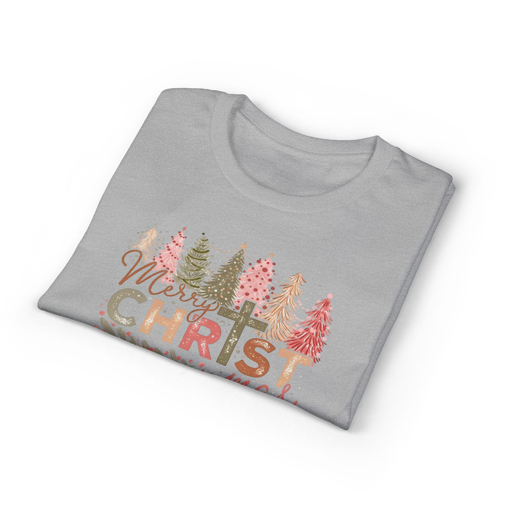 Merry Christmas Cross Gildan unisex T-Shirt