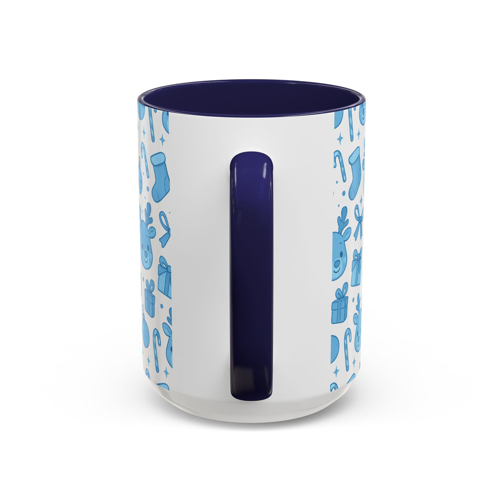 Cute Blue Christmas Mug