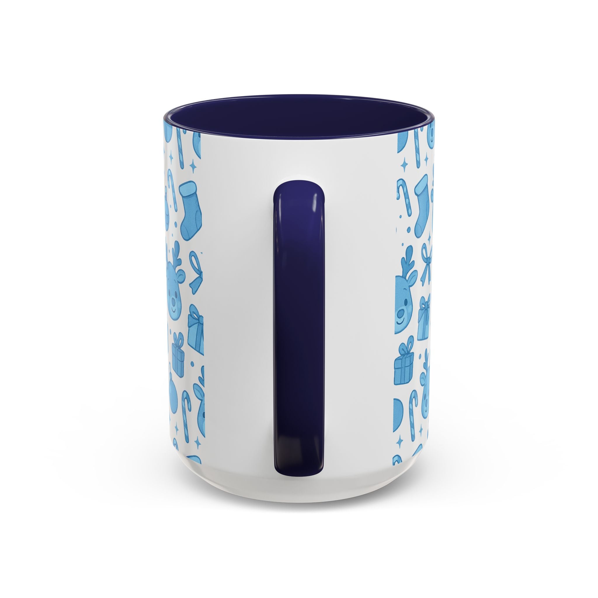 Cute Blue Christmas Mug