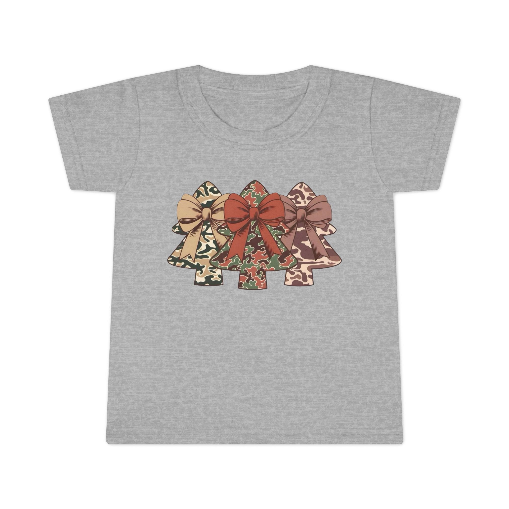Camo Bow Trees Toddler T-Shirt