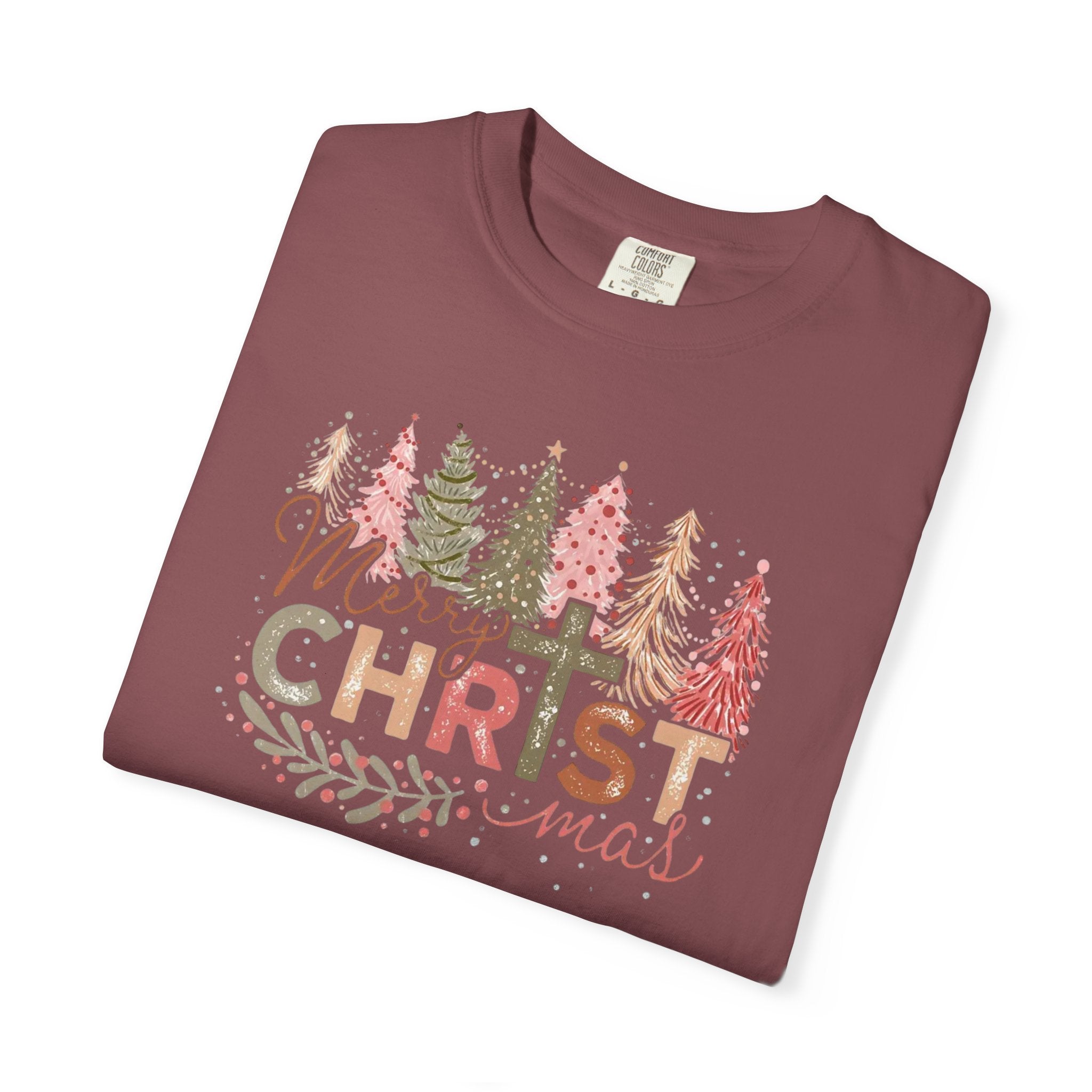 Merry Christmas Cross Unisex T-Shirt