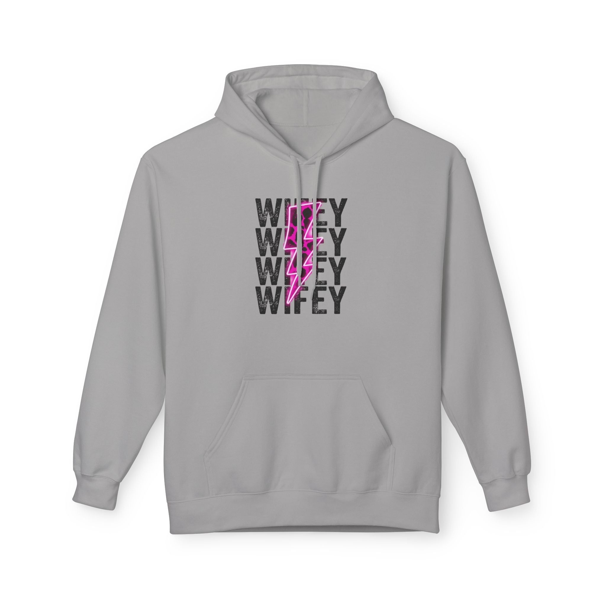 Pink Wifey Fleece Hoodie