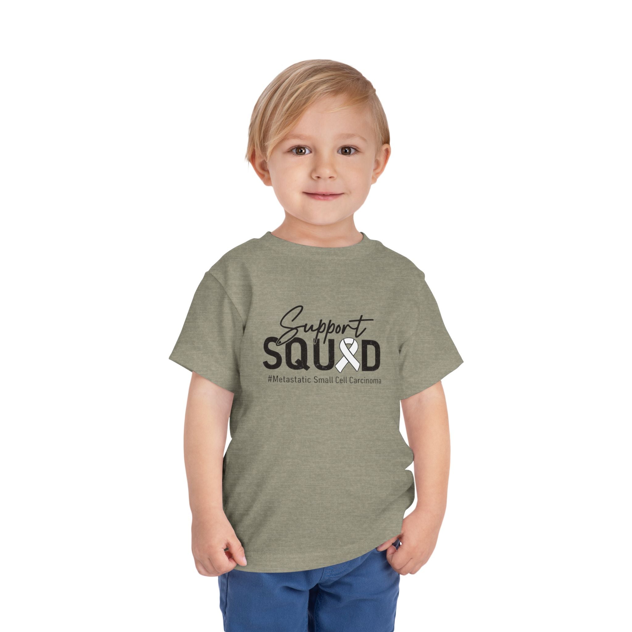 White Ribbon Support Toddler Tee
