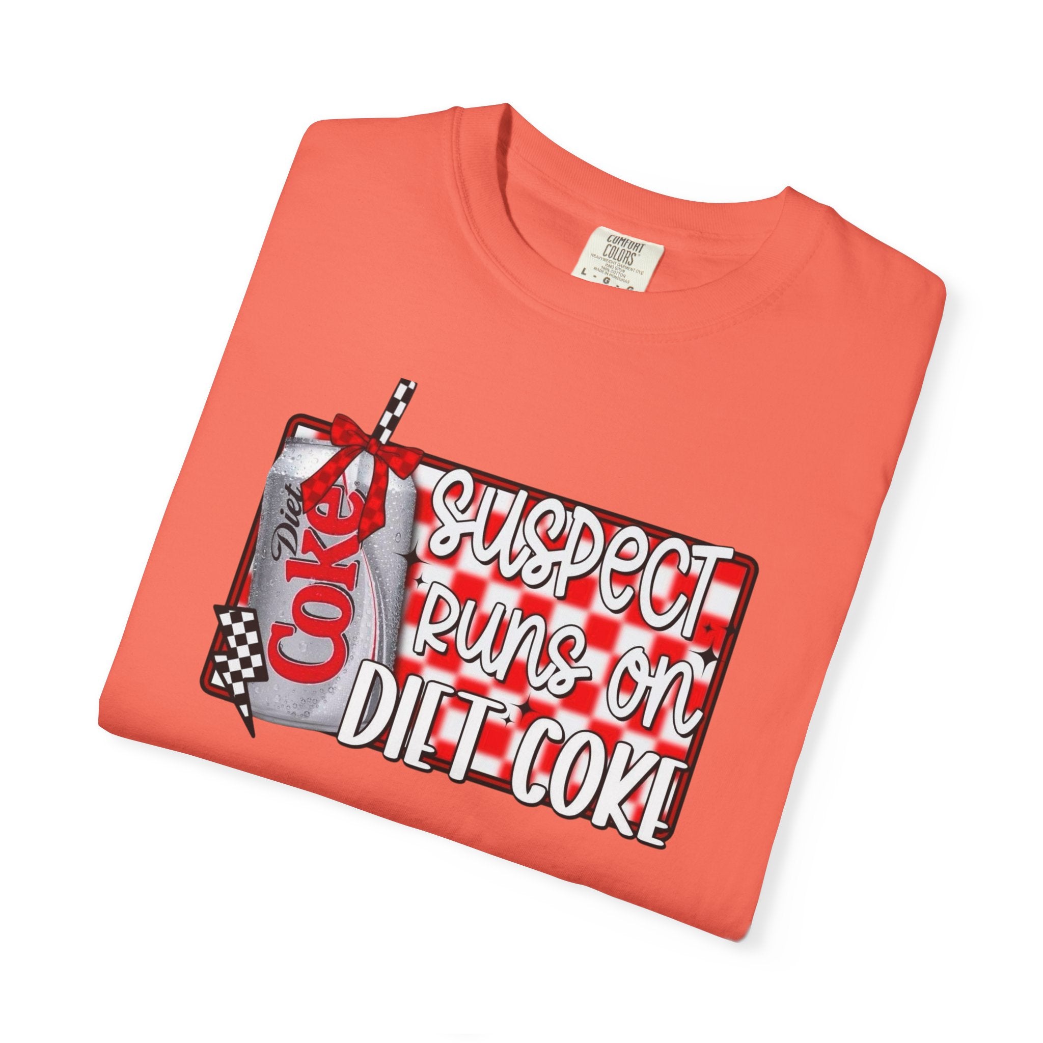 Suspect Runs on Diet Coke Unisex T-Shirt