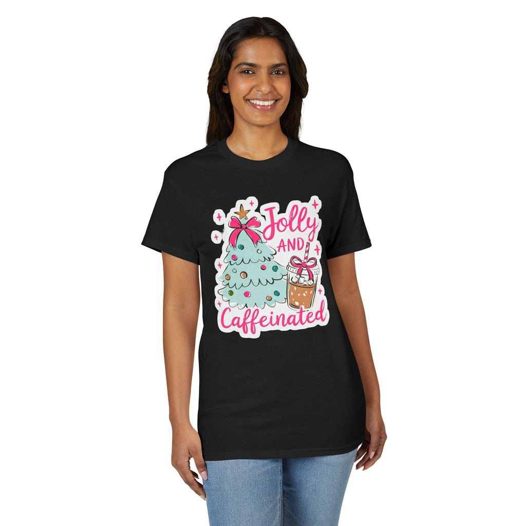 Jolly and Caffeinated Gildan unisex T-Shirt