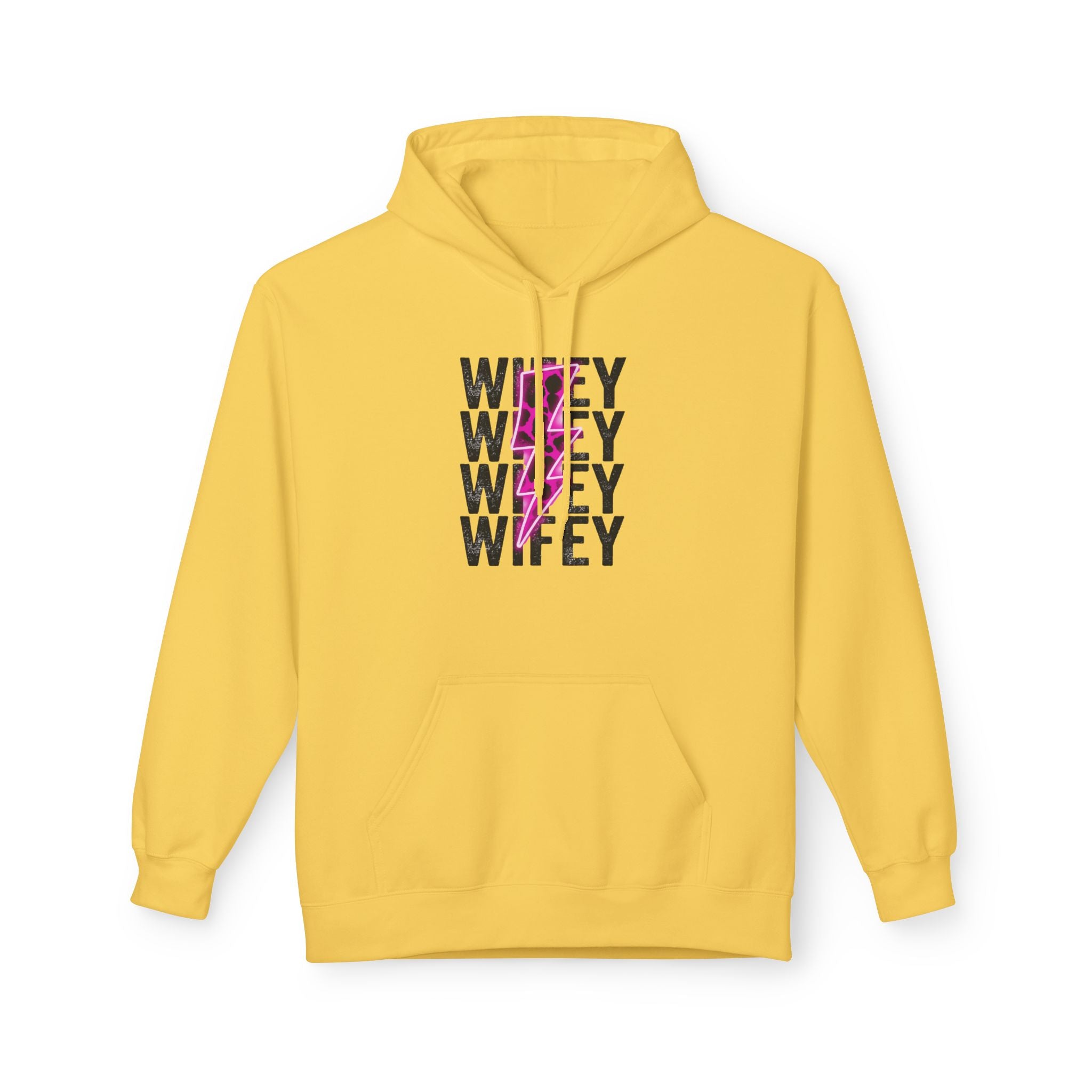 Pink Wifey Fleece Hoodie