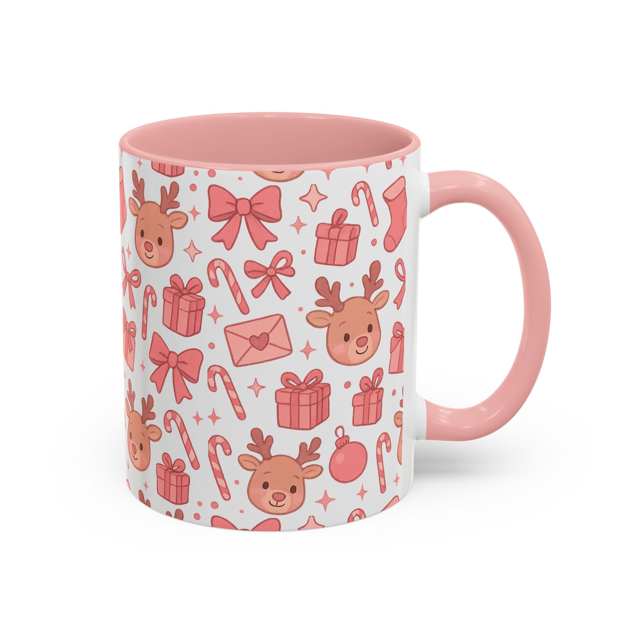 Cute Pink Christmas Mug