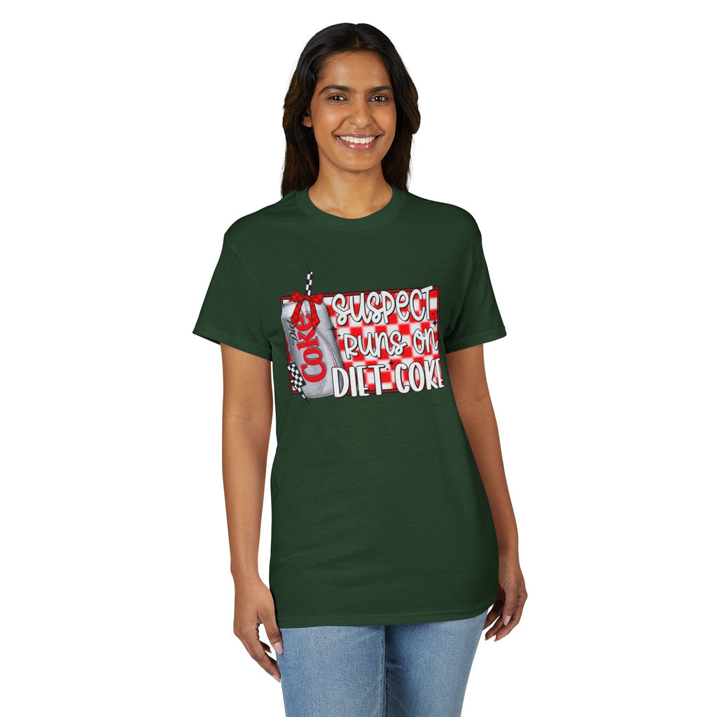 Suspects Runs on Diet Coke Gildan unisex T-Shirt
