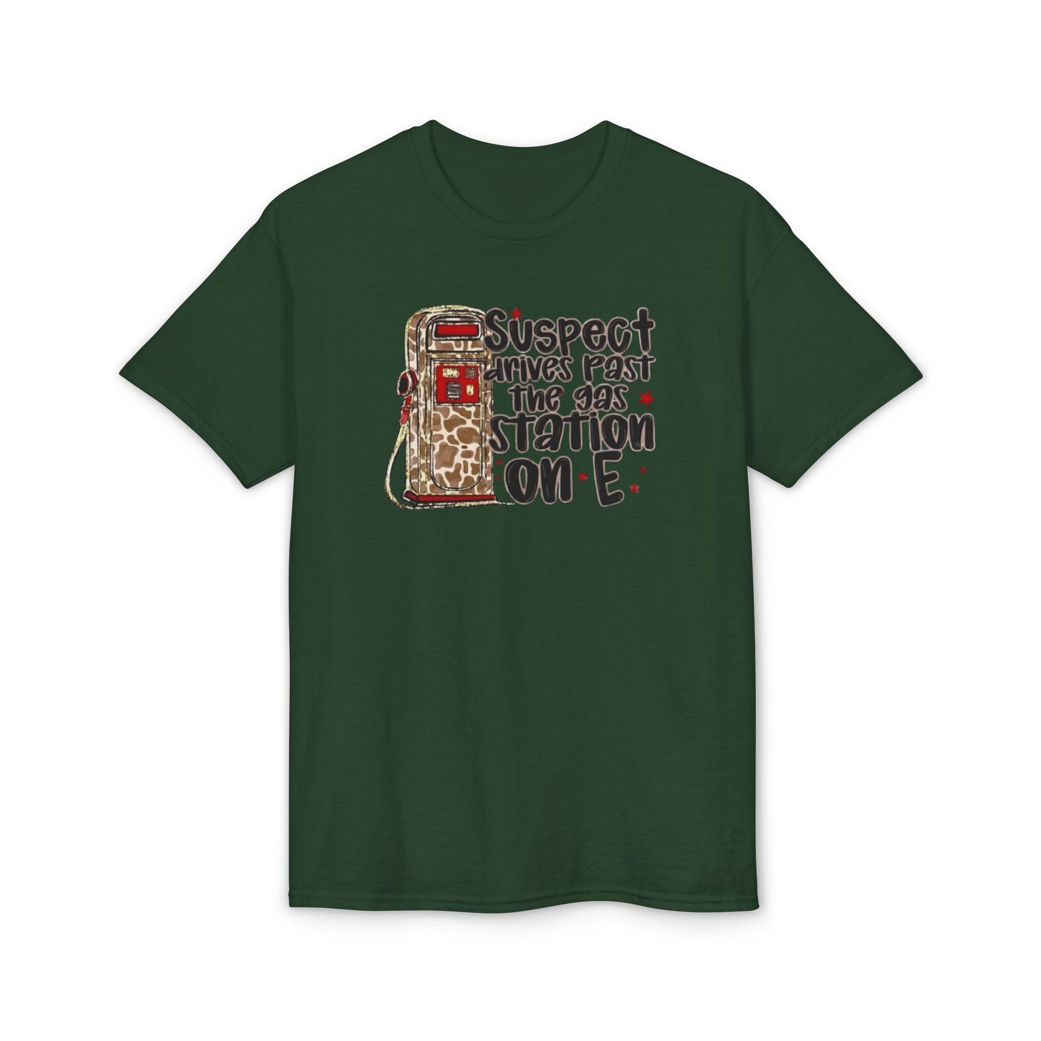 Suspect Drives on E unisex T-Shirt