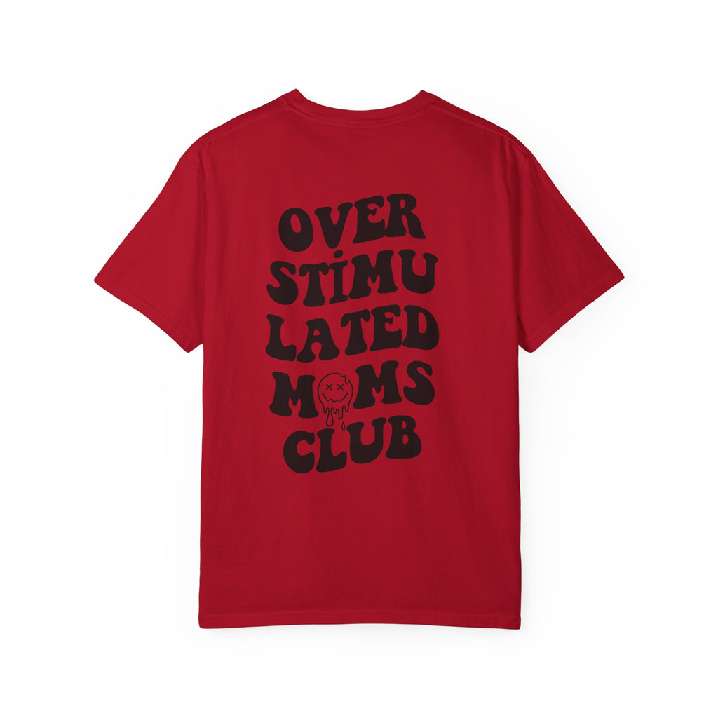 Smiley Overstimulated Moms Club Unisex T-Shirt