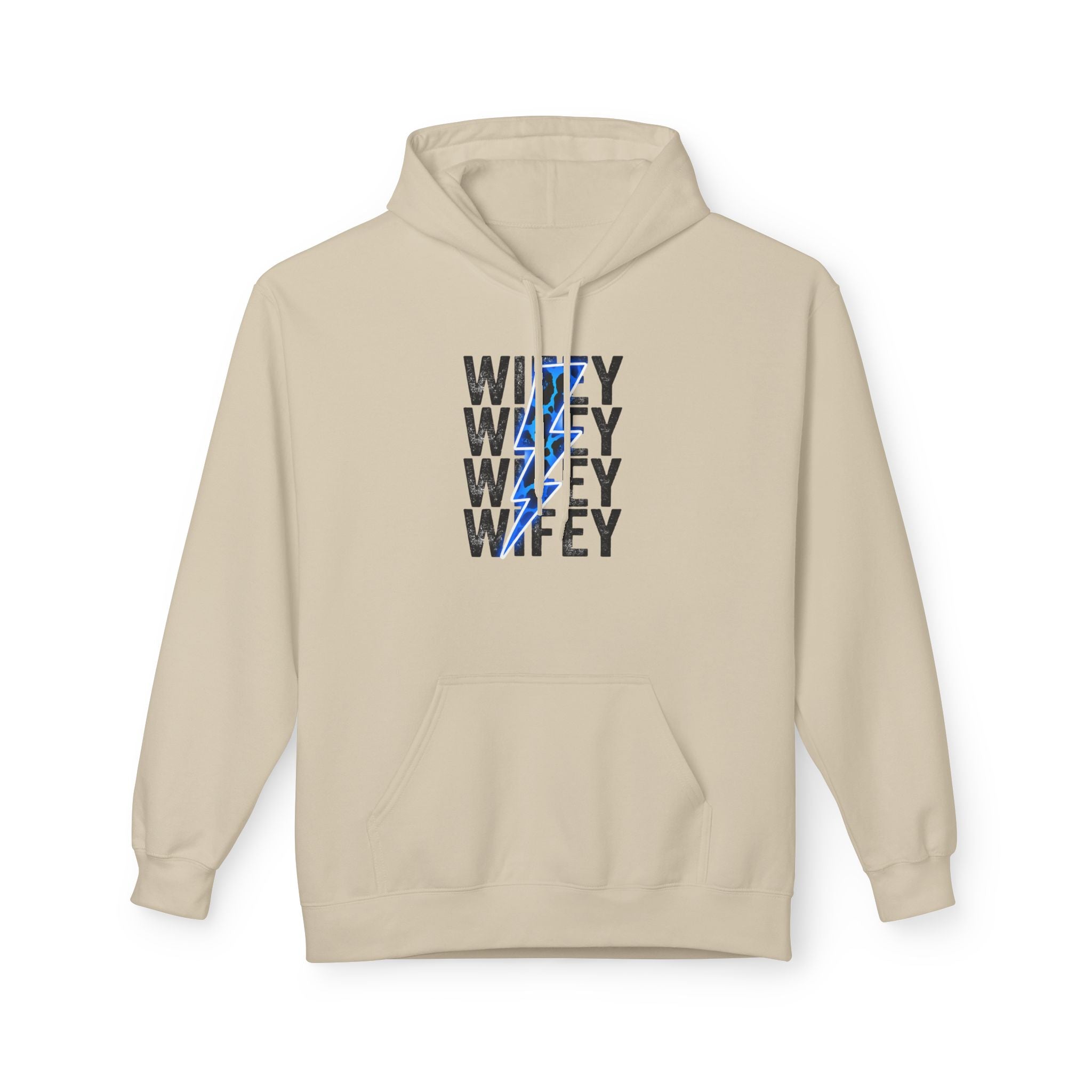 Blue Wifey Fleece Hoodie