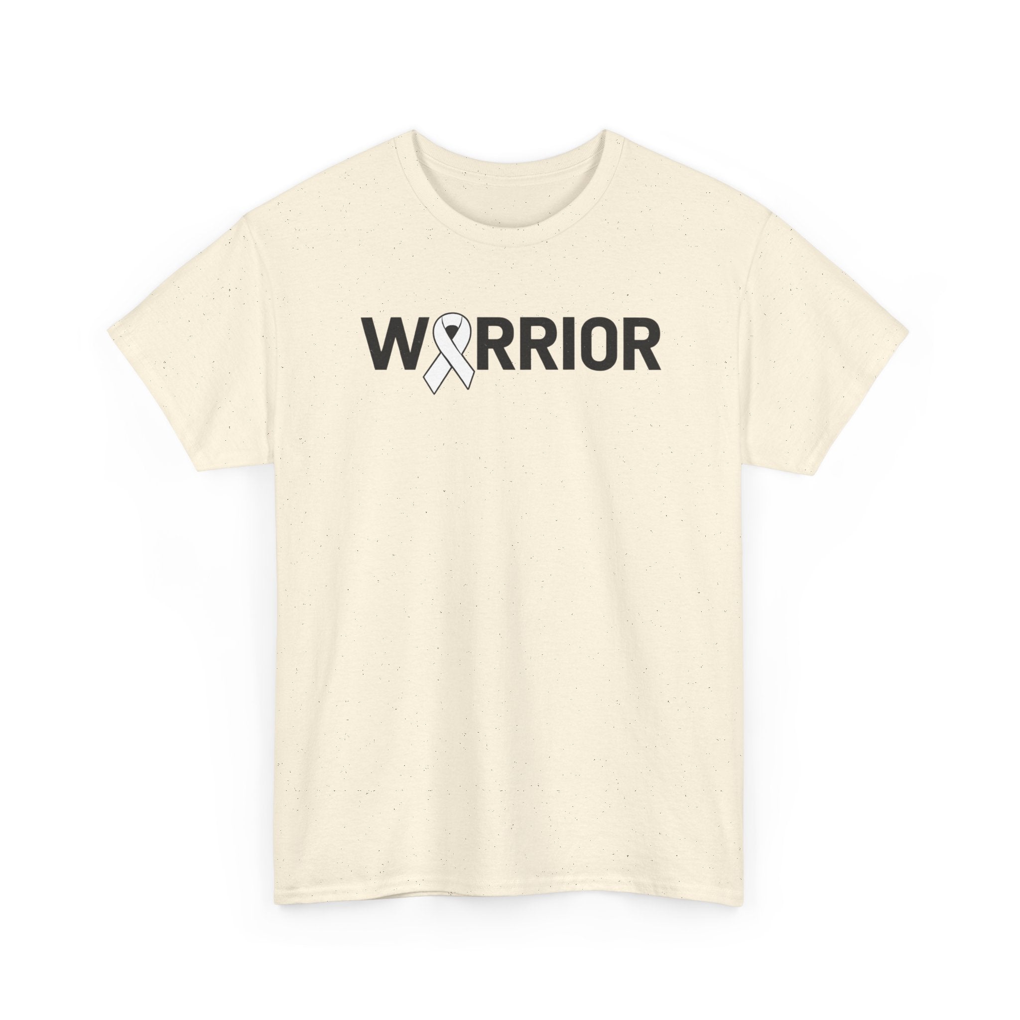 White Ribbon Warrior Unisex Gildan T-Shirt