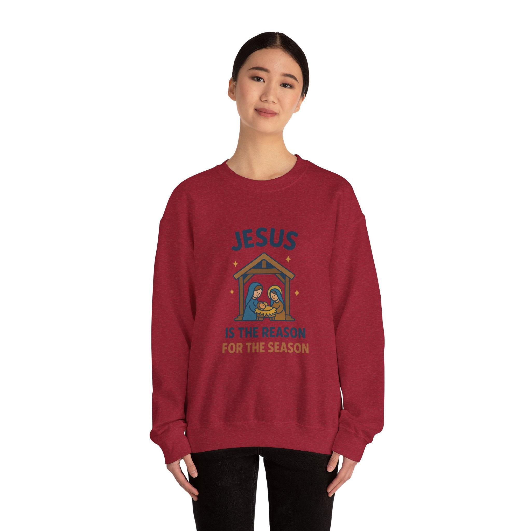 Christmas Sweatshirt - Jesus is the Reason for the Season