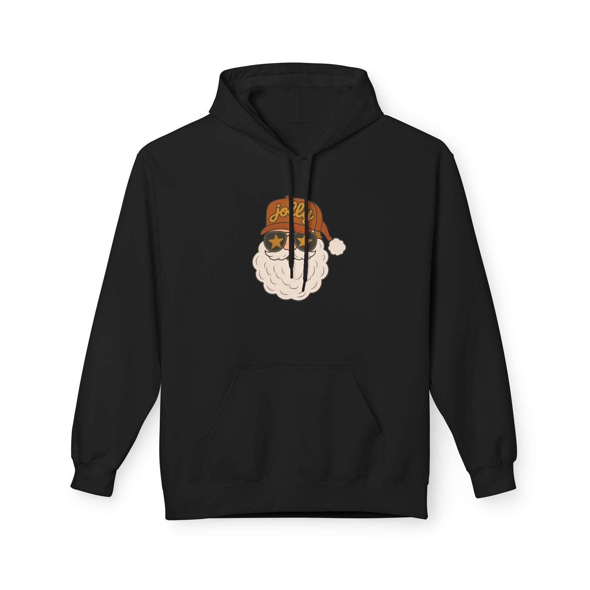 Jolly Santa Fleece Hoodie