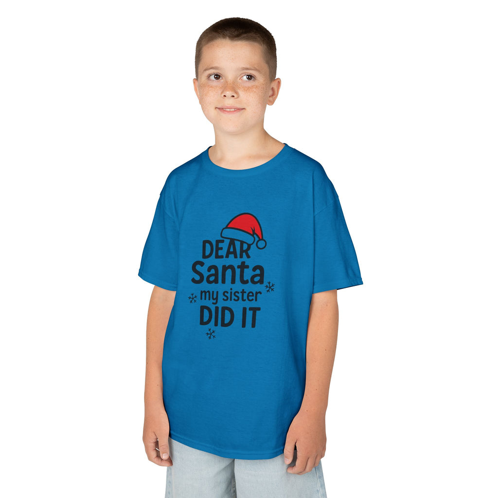 My Sister Did It Kids Tee