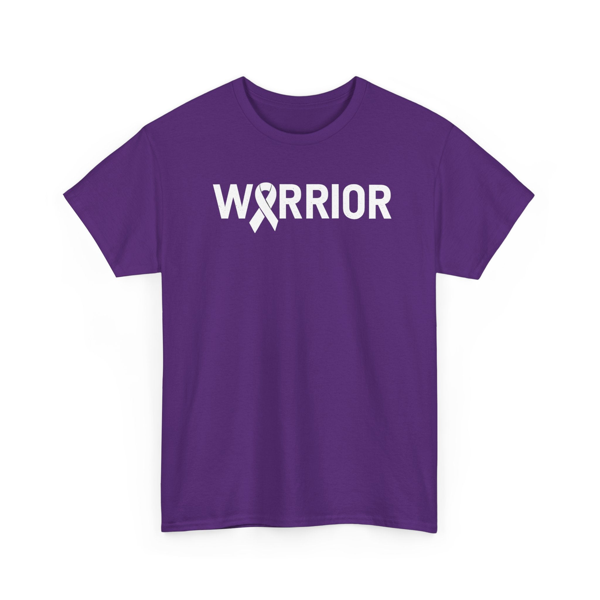 White Ribbon Warrior Unisex Gildan T-Shirt