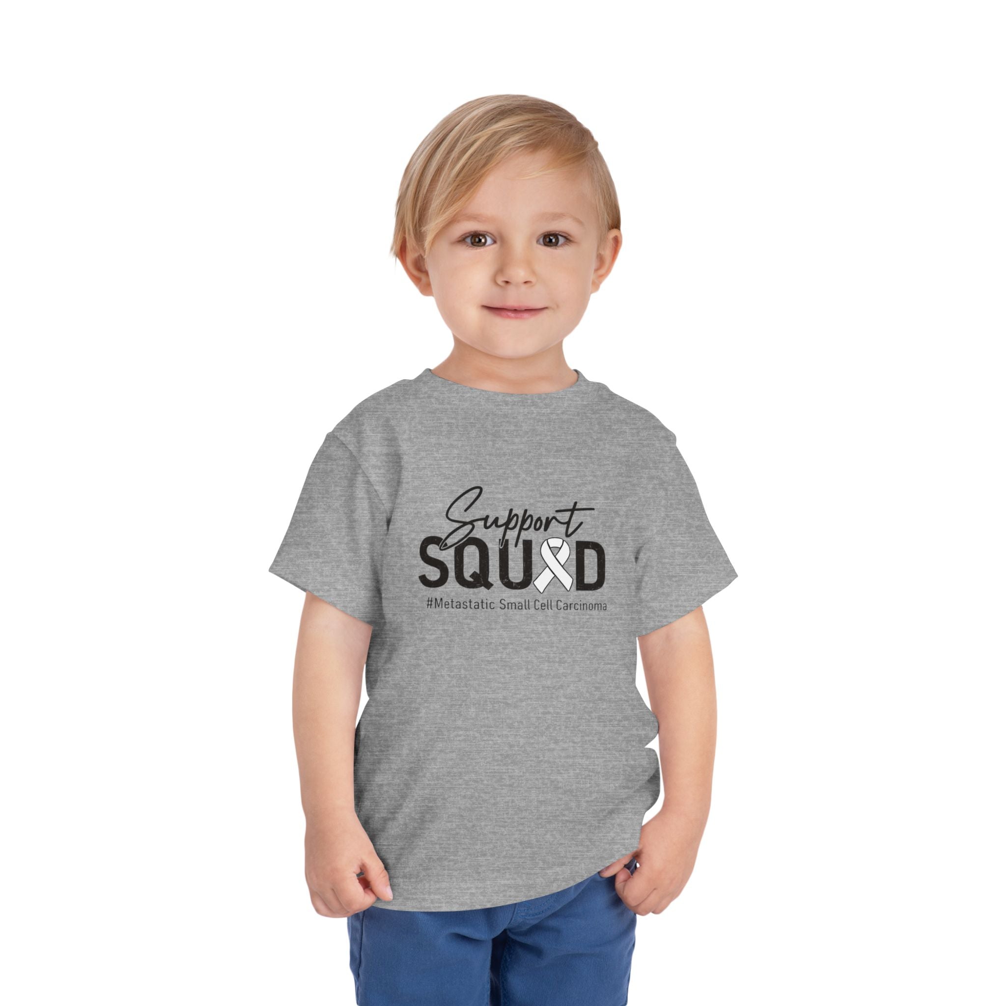 White Ribbon Support Toddler Tee