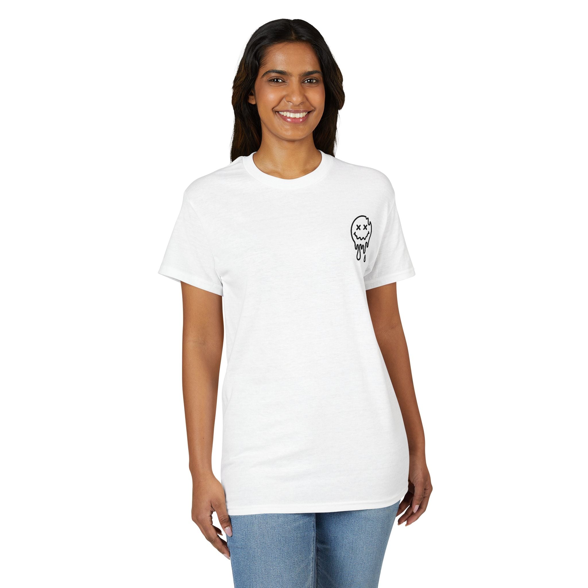Smiley Overstimulated Moms Club Gildan unisex T-Shirt