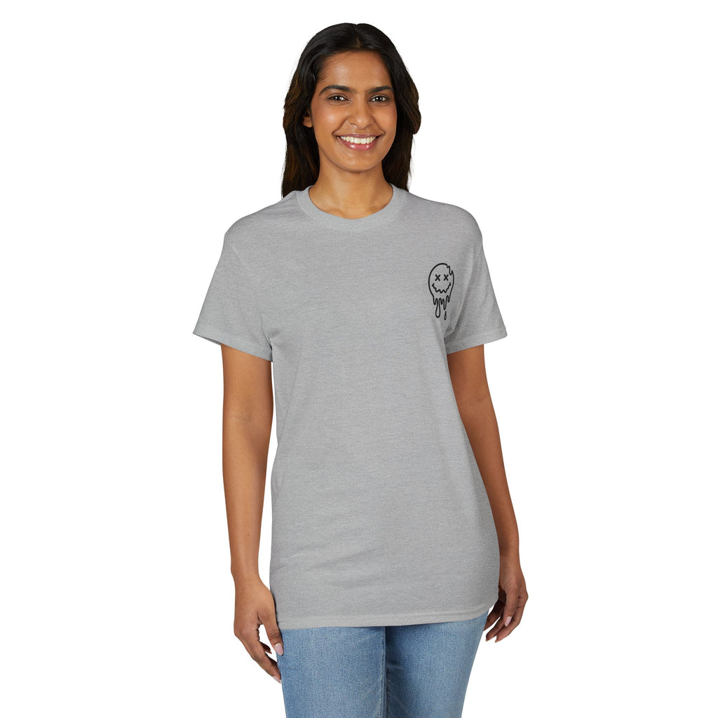 Smiley Overstimulated Moms Club Gildan unisex T-Shirt