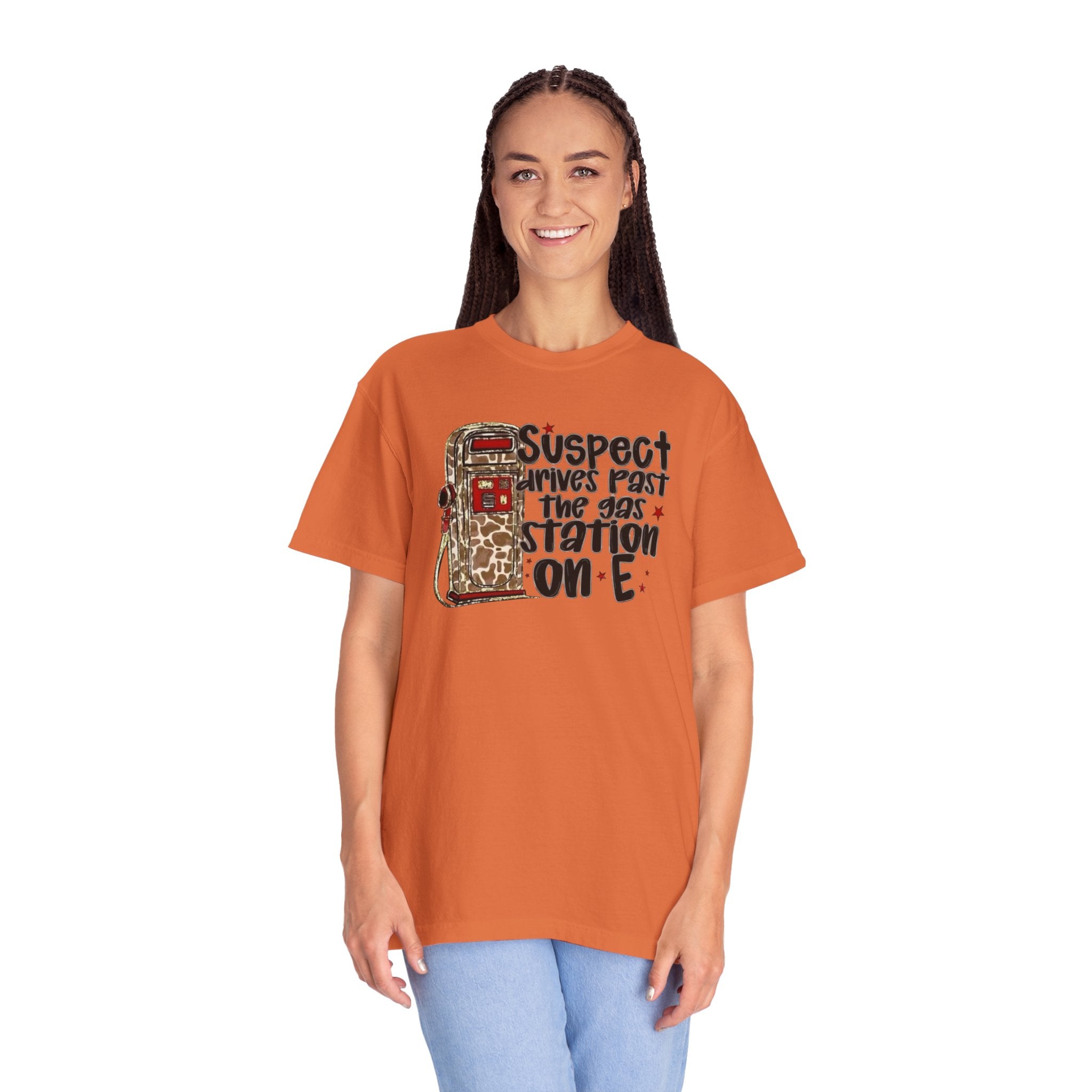 Suspect Drives on E Unisex T-Shirt