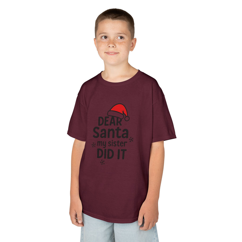 My Sister Did It Kids Tee