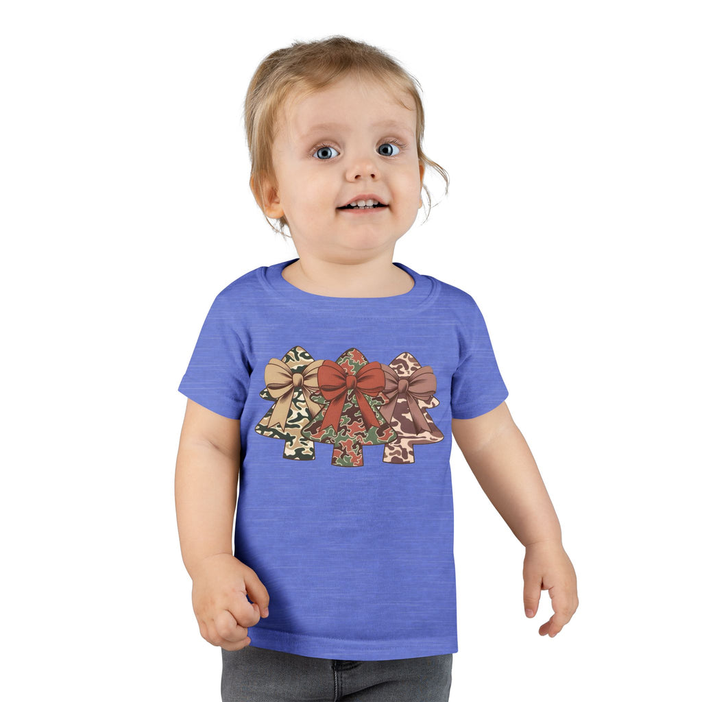 Camo Bow Trees Toddler T-Shirt